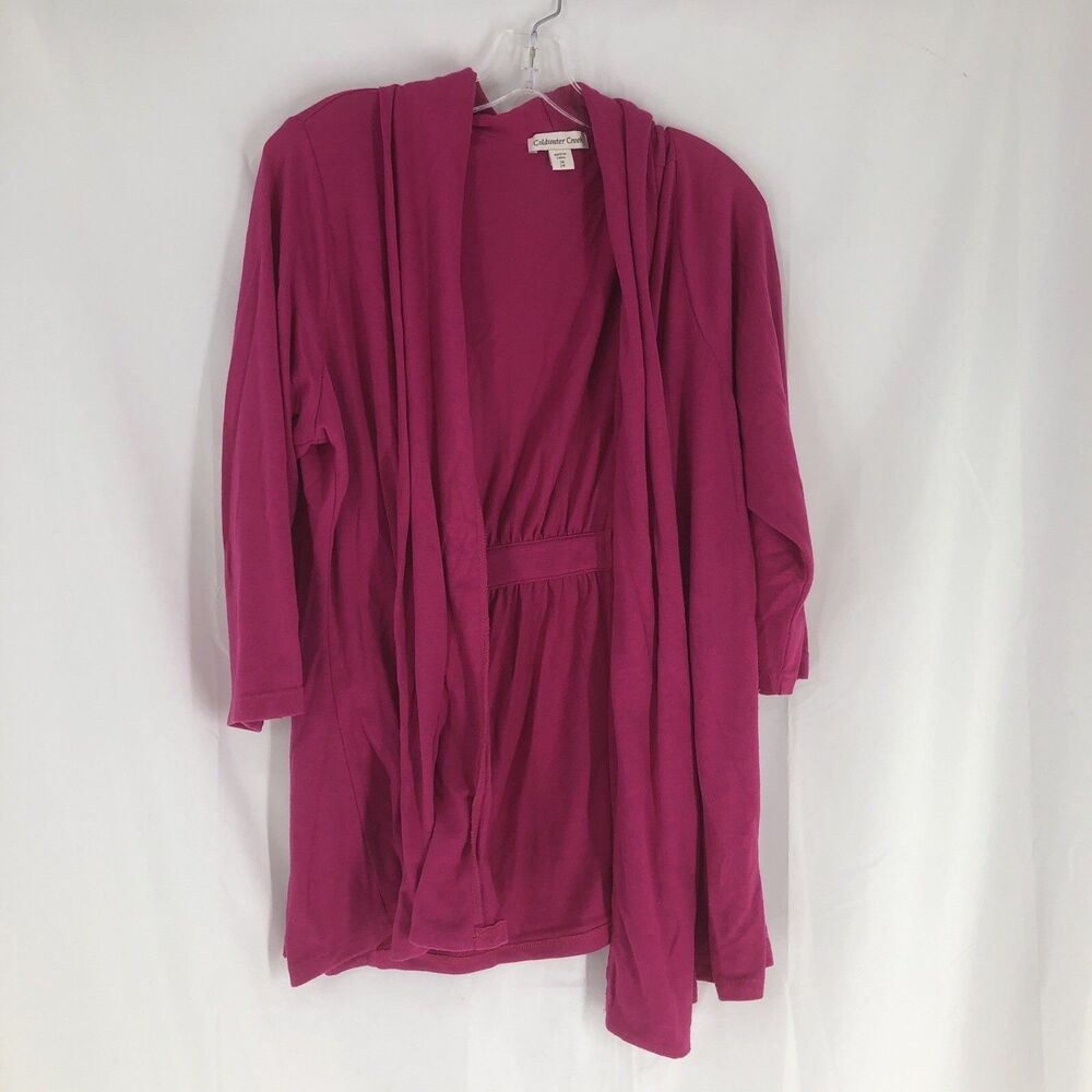 Coldwater Creek Open Front Cardigan Sweater Size3X Pink